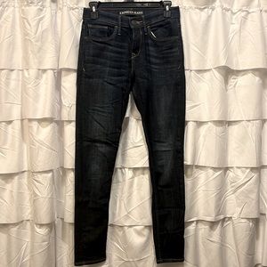Like new Express dark wash leggings